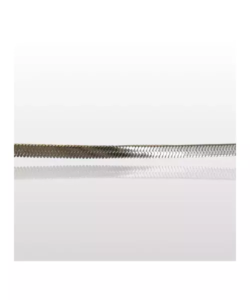 Flat Snake Bracelet 4mm- Stainless Steel