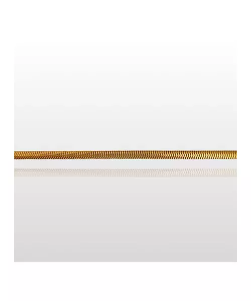 Bracelet Snake 3mm - Stainless Steel Gold Plated