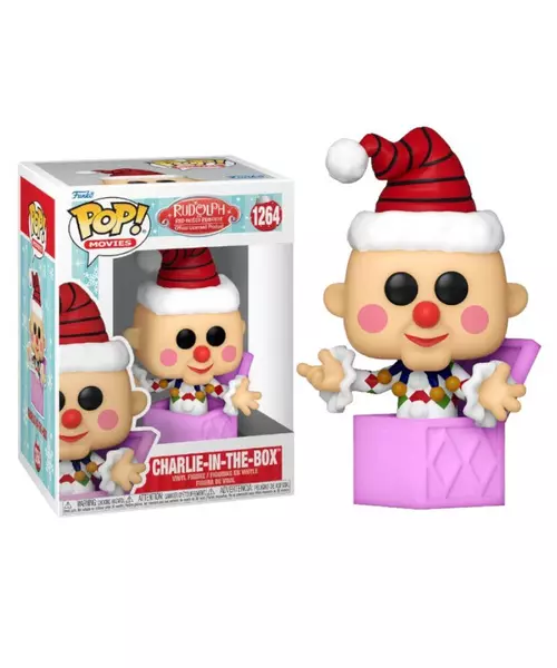 FUNKO POP! MOVIES: RUDOLPH THE RED NOSED REINDEER - CHARLIE-IN-THE-BOX #1264 VINYL FIGURE