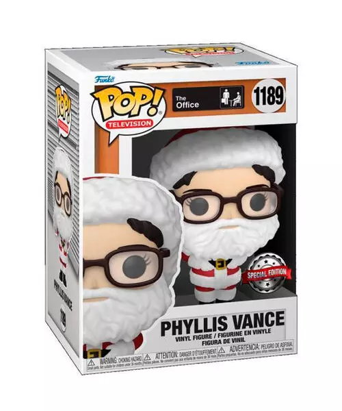 FUNKO POP! TELEVISION: THE OFFICE - PHYLLIS VANCE AS SANTA (Special Edition) #1189 VINYL FIGURE