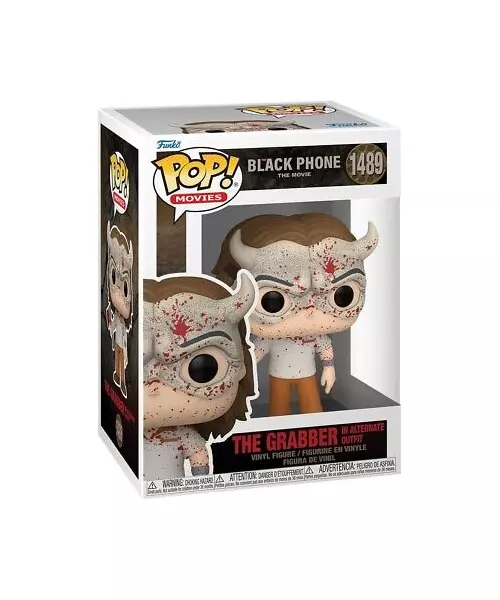 FUNKO POP! MOVIES: BLACK PHONE - THE GRABBER IN ALTERNATIVE OUTFIT (BLOODY) #1489 VINYL FIGURE