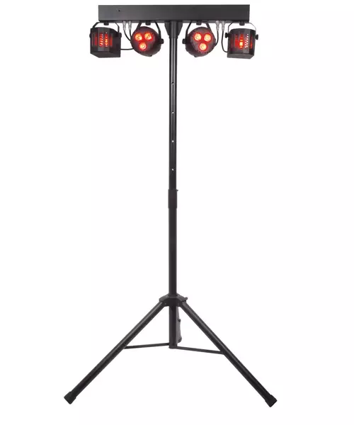 QTXlight Recharge DJ Portable Derby & PAR Bar Set 151.547UK