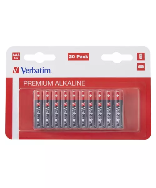 Verbatim Alkaline AAA 20pcs Batteries