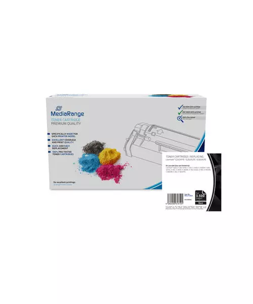 MediaRange Toner cartridge for printers using Lexmark® E260A11E, E260A21E and E260A31E, black