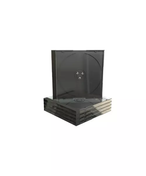 CD Jewelcase for 1 Disc with Black Tray