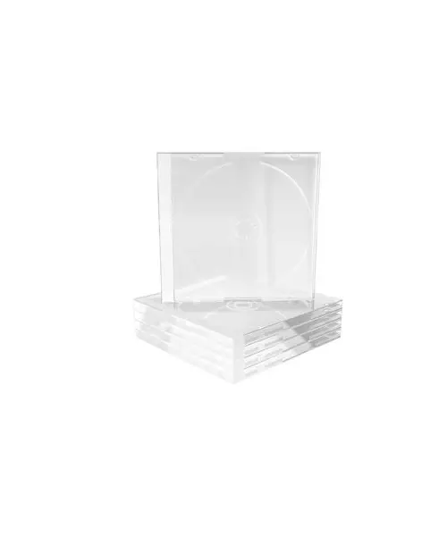 CD Jewelcase for 1 Disc with Clear Tray