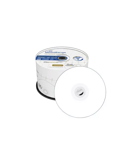 MediaRange Medical Line CD-R 700MB|80min 48x speed, inkjet fullsurface printable