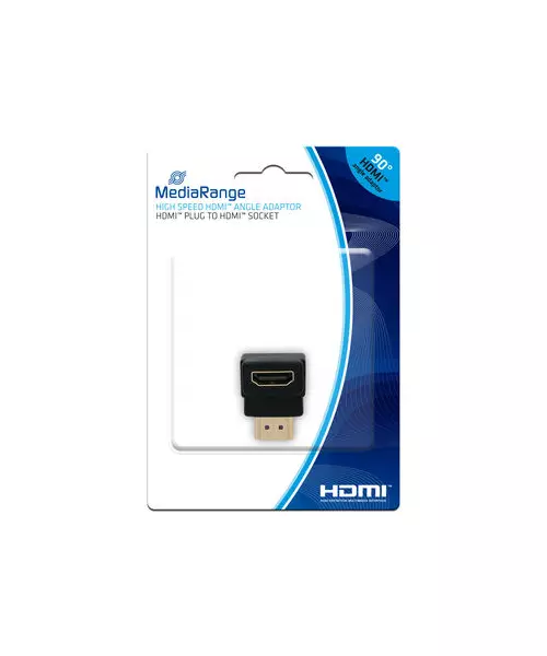 MediaRange HDMI™ High Speed angle adaptor, 90°