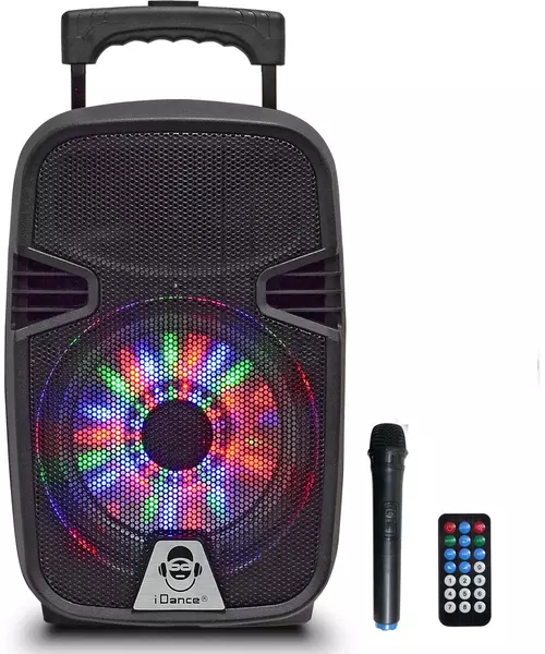 iDance Groove214N Portable Karaoke Speaker with 1 Wireless Microphone