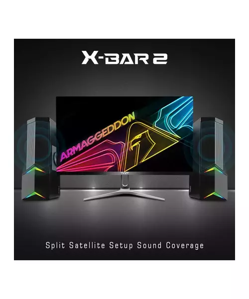 Armaggeddon X-Bar 2 Detachable Gaming Stereo SoundBar