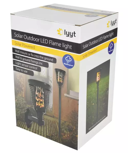 LYYT Outdoor Solar LED Flame Light 410.450UK