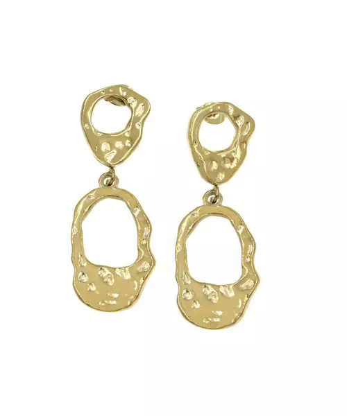 Wavy Earrings - High quality Stainless Steel Gold Plated