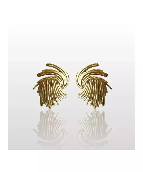 Stylish Vintage Earrings - High quality Stainless Steel & Gold Plated - Gold