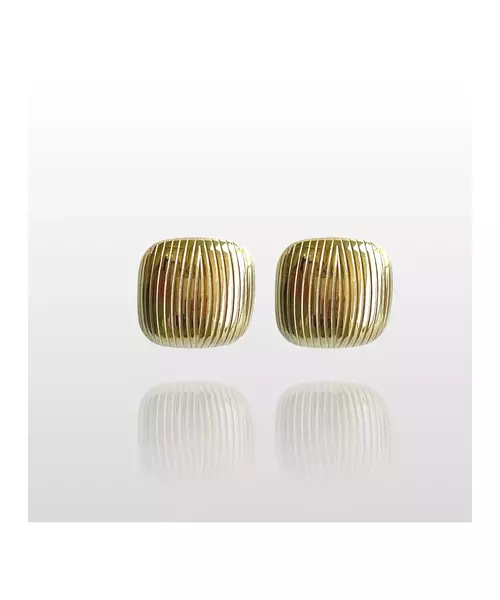 Stripes Earrings - High quality Stainless Steel & Gold Plated - Gold