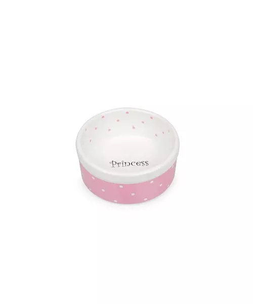 Ceramic Pink/White Bowl Princess