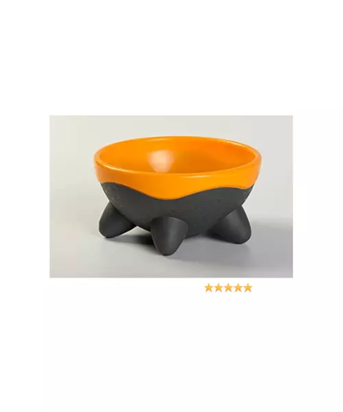 Kiwi Walker UFO Bowl with Orange/Grey Medium