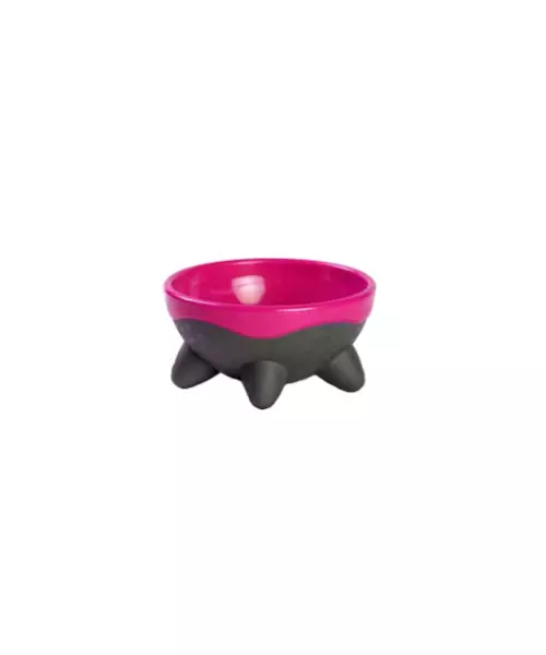 Kiwi Walker UFO Bowl with Pink/Grey Medium