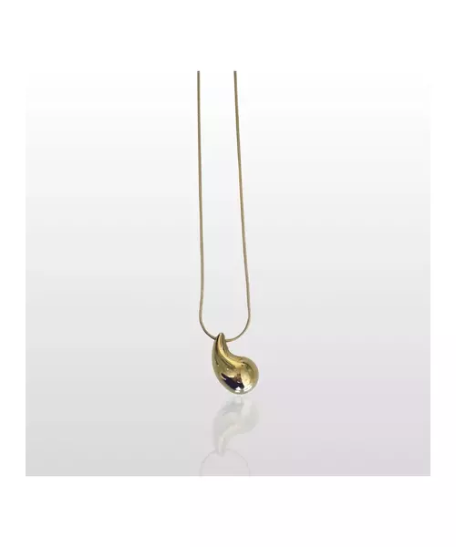 Pear-shaped Necklace - High Quality Stainless Steel & Gold Plated - Silver