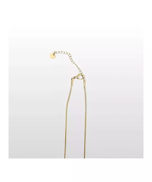 Bean Shape Necklace - High Quality Stainless Steel Gold Plated