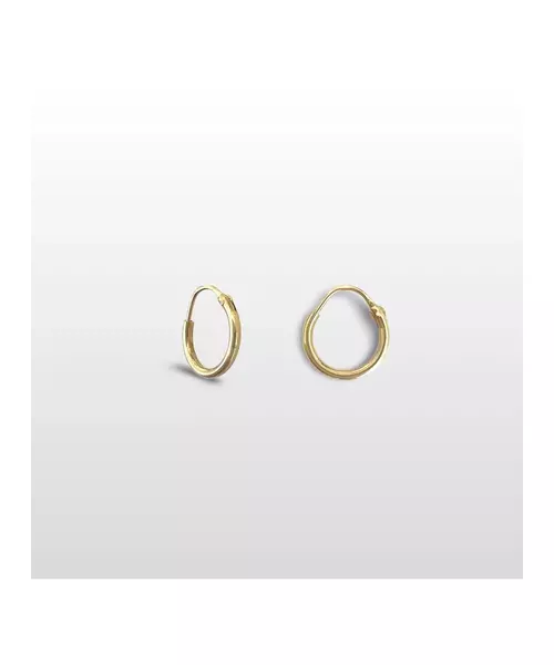 9ct Gold Small Hoops