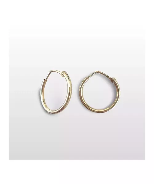 9ct Gold Hoops - 1.6cm