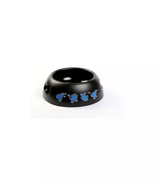 Kiwi Walker Black Bowl with Blue Medium