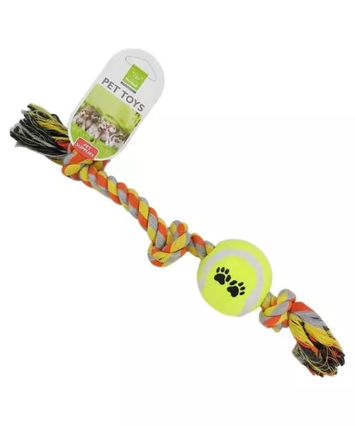 Μπάλα Με Σχοινί Για Σκύλους Nunbell Pet