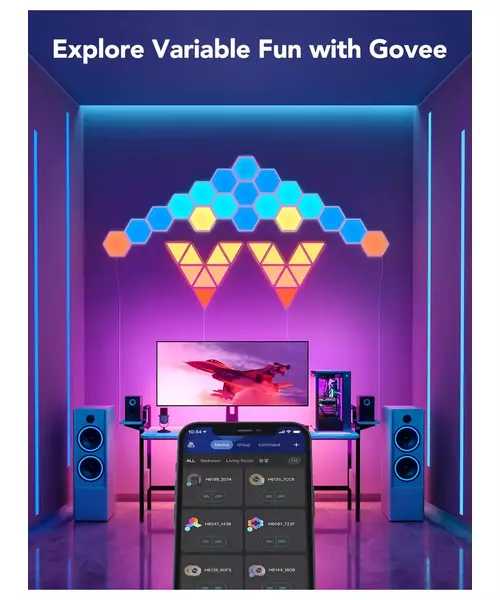 Govee Glide Hexa Light Panels 10pcs