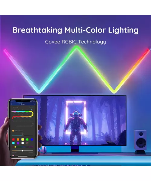 Govee Glide RGBIC Wall Light (6tubes+1curve)