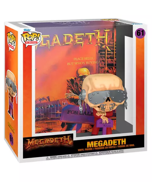 FUNKO POP! ALBUMS: MEGADETH - PEACE SELLS... BUT WHO'S BUYING? #61 VINYL FIGURE