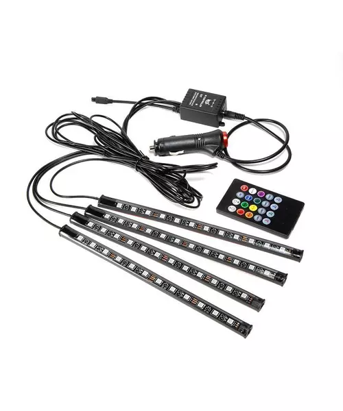 Σύστημα Εσωτερικού LED Φωτισμού Αυτοκινήτου με Τηλεχειριστήριο Technaxx TX-140