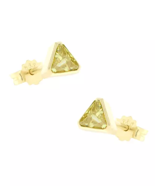 14K GOLD Δ SHAPE EARRINGS