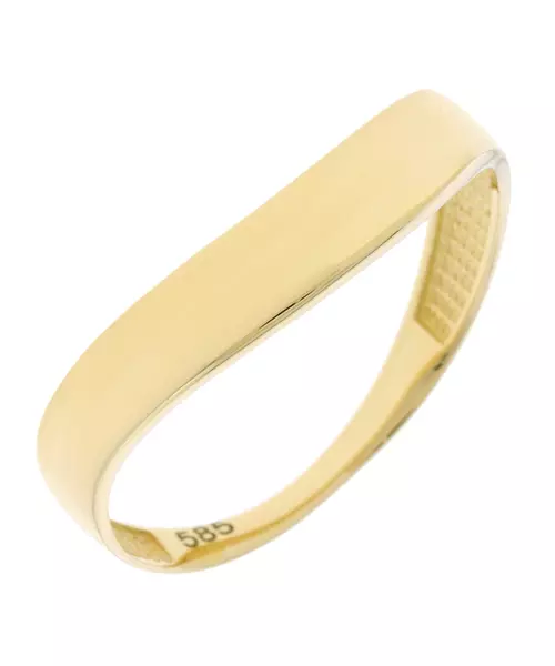 14K GOLD PLAIN RING