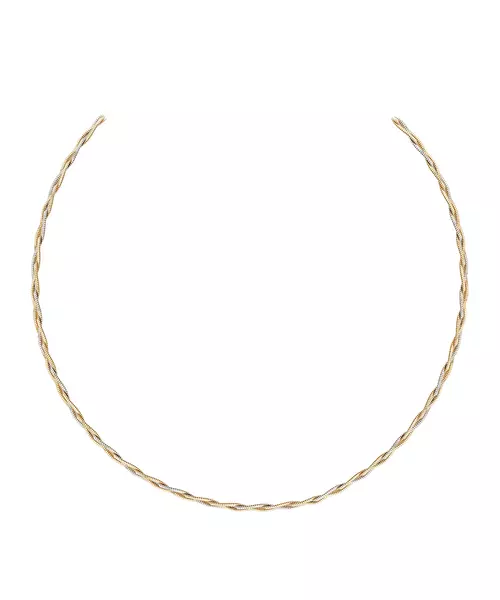 14K 2 TONE GOLD NECKLACE