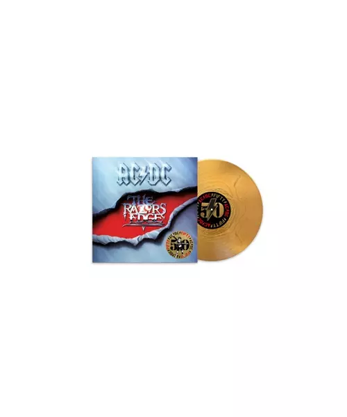 AC/DC - THE RAZORS EDGE (50TH ANNIVERSARY SPECIAL EDITION) (LP GOLD VINYL)