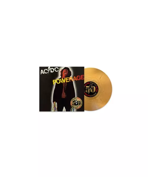 AC/DC - POWERAGE (50TH ANNIVERSARY SPECIAL EDITION) (LP GOLD VINYL)