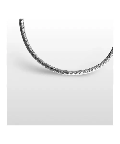 Men's Rope Bracelet 22cm - Stainless steel