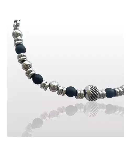 Men's Beads Bracelet - Stainless steel