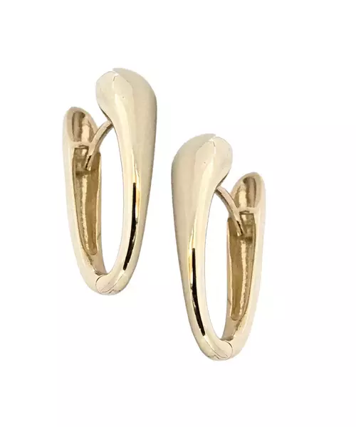 14K GOLD HOOP EARRINGS