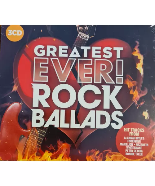 VARIOUS ARTISTS - GREATEST EVER ROCK BALLADS (3CD)