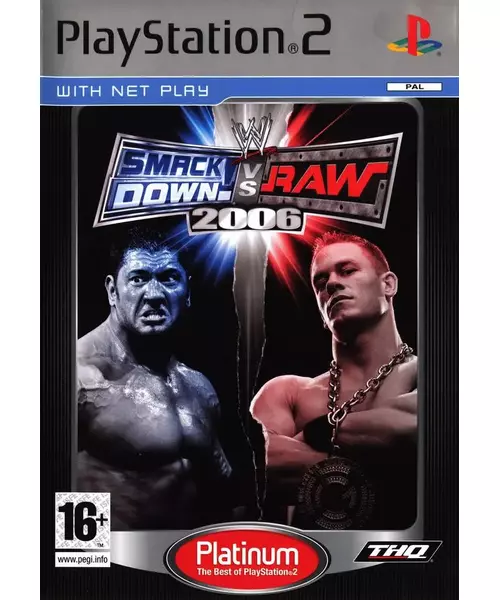 WWE SMACKDOWN VS RAW 2006 (PLATINUM) (PS2)