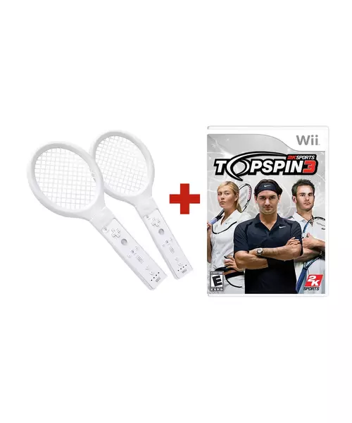 TOP SPIN 3 (INCLUDES 2 RACQUETS) (WII)