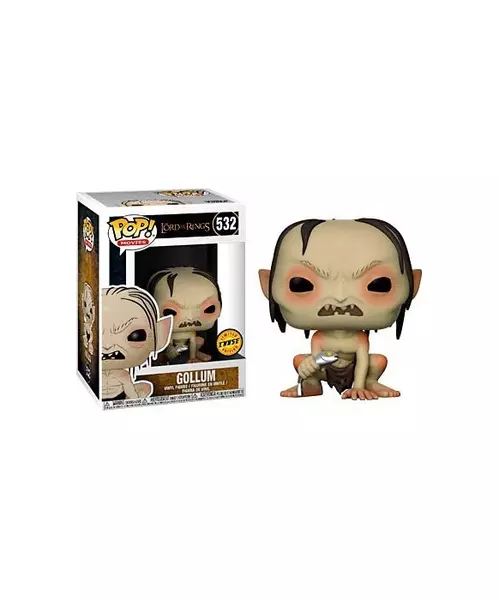 FUNKO POP! MOVIES - THE LORD OF THE RINGS - GOLLUM {CHASE EDITION} #532 VINYL FIGURE