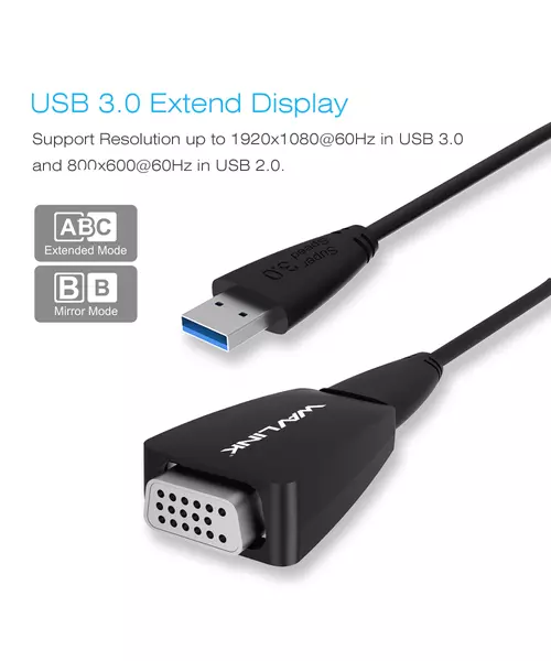 WavLink UG321V USB3.0 to VGA Adapter
