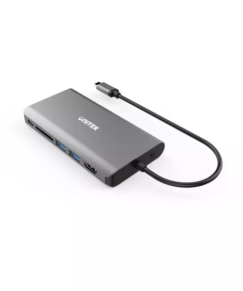 Unitek D1019A Type-C Hub USB3.1 with HDMI/VGA/GB/SD/PD100W