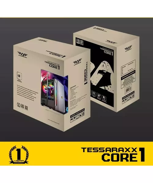 Armaggeddon TESSERAXX Core 1 Micro ATX Case Black