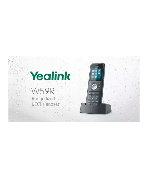 Yealink W59R Ruggedized Wireless DECT Handset for W60/W70 Base