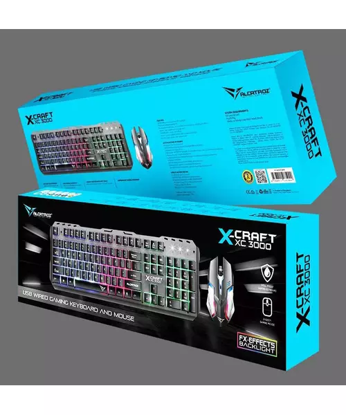 Alcatroz X-Craft XC3000 Gaming Keyboard & Mouse Combo