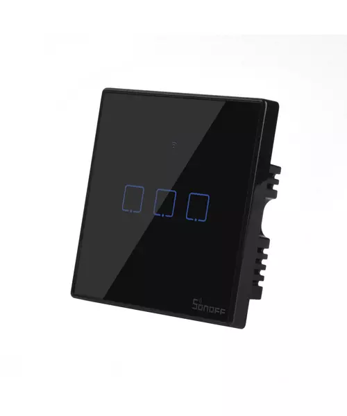Sonoff T3 UK 3C WiFi Smart Wall Touch Switch Black