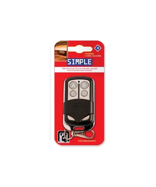 Superior Simple4 RF Remote Control 4 devices (433.92 MHz)